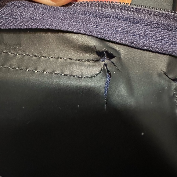 Longchamp Navy and Brown Tote Bag - Picture 13 of 16